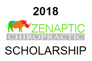 2018 zenaptic chiropractic scholarship